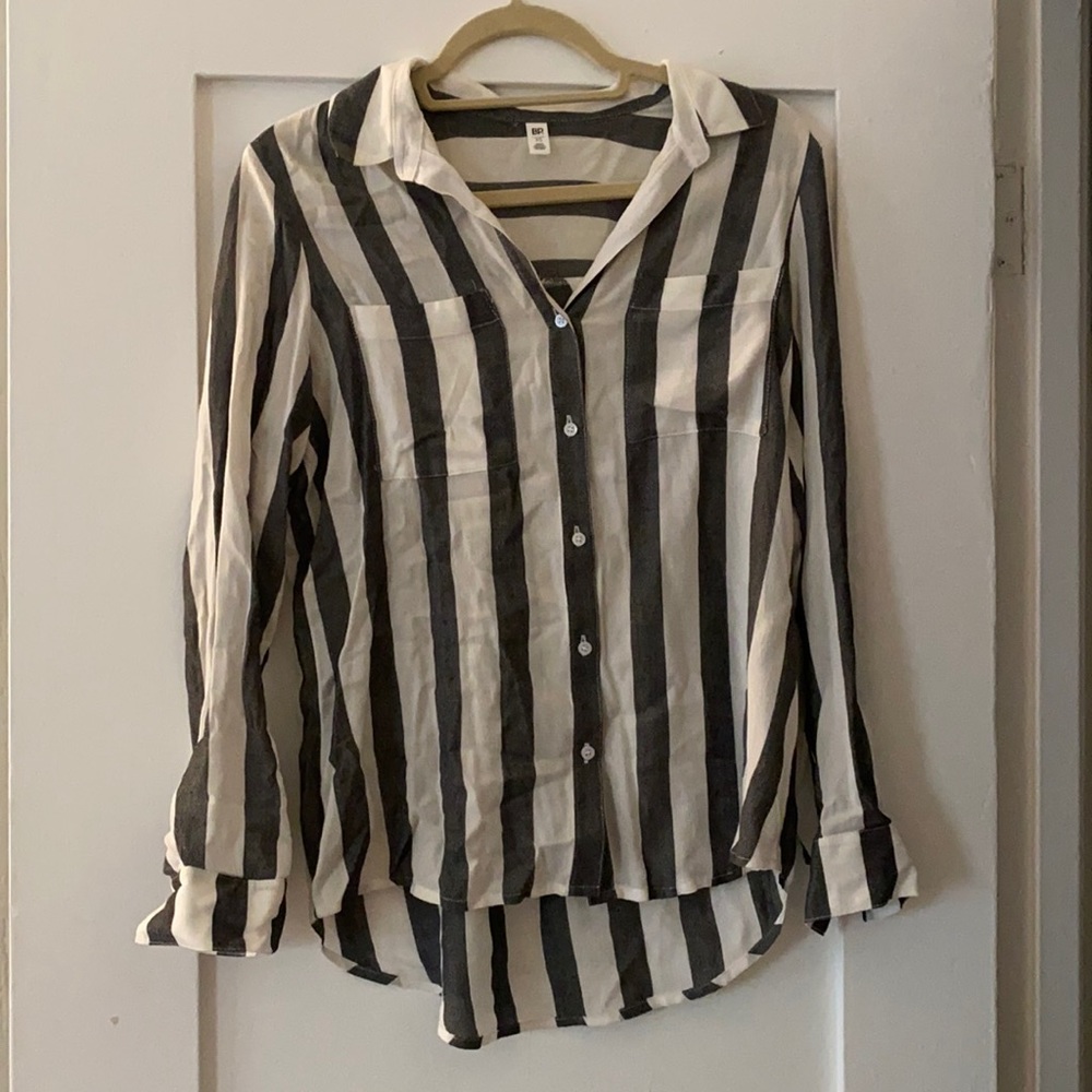 Nordstrom BP stripped button down long sleeve